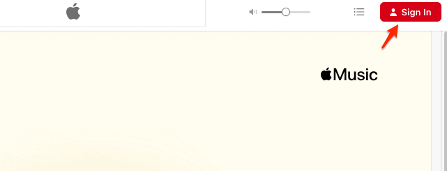 sign in apple music