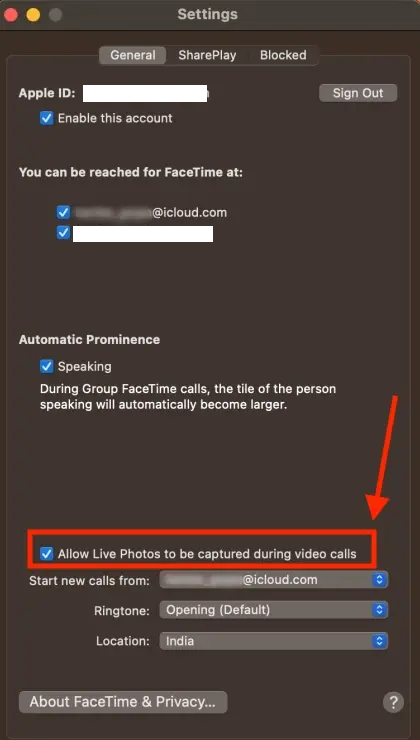 Allow Live Recording on Mac