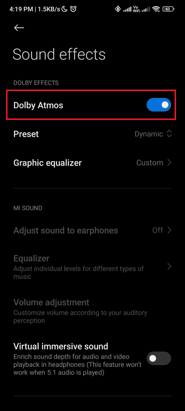 Apple Music Android Dolby Atmos