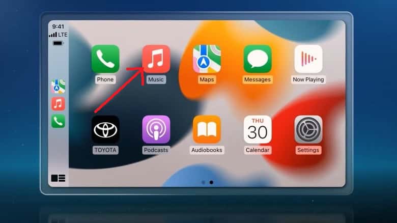 Apple Music App Android auto display
