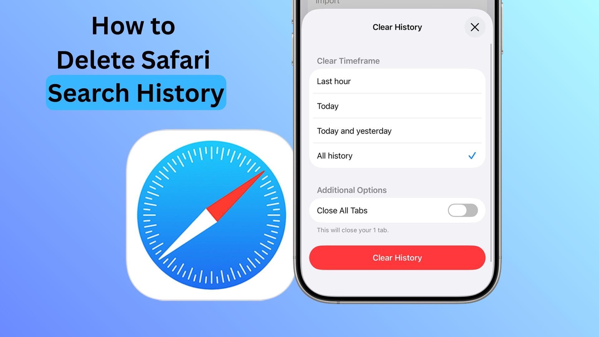 Here’s how to clear Safari search history on iPhone after new update (iOS 26)