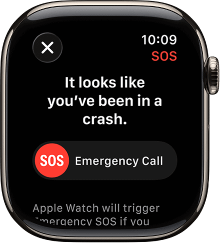 Apple Watch Crash detection