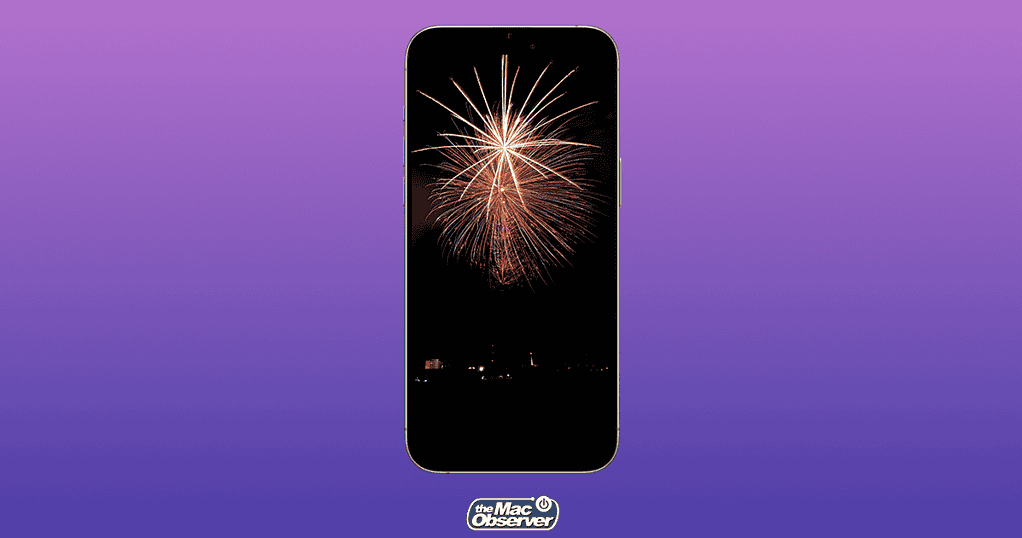 Dual firework wallpaper