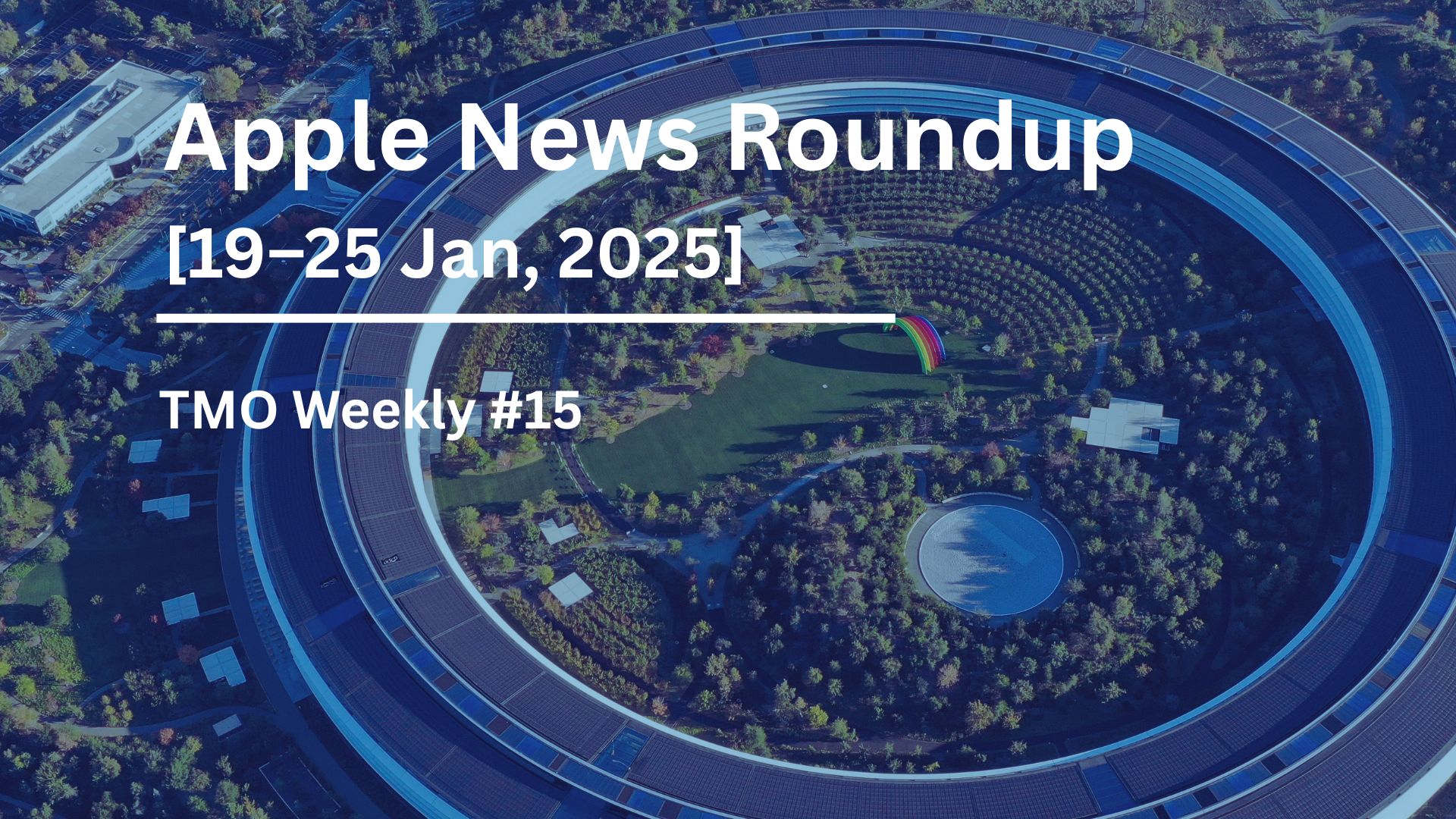 TMO Weekly #15: Apple News Roundup, Jan 19 – 25
