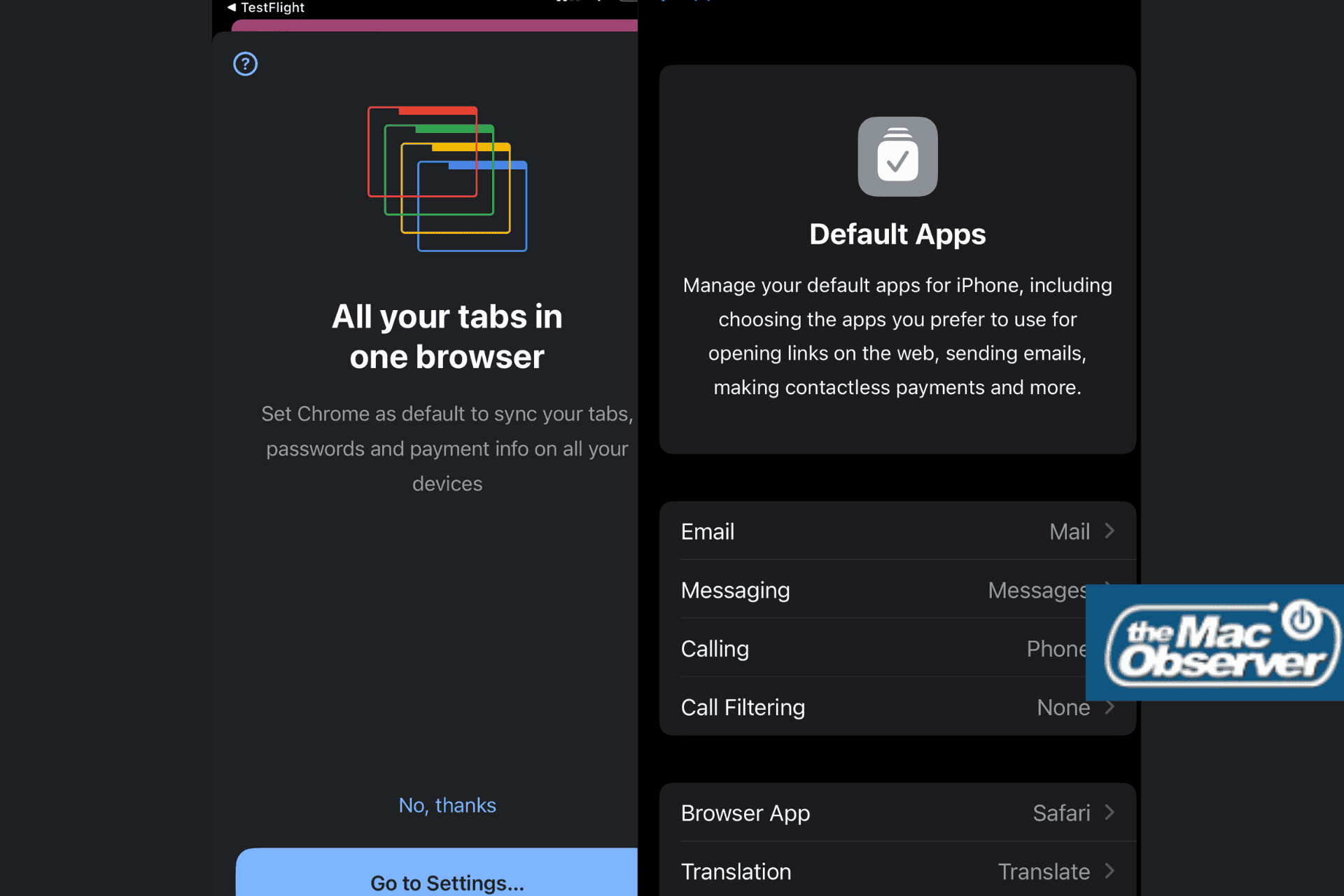 Chrome Tells iPhone Users to Keep “All Your Tabs” in One Browser