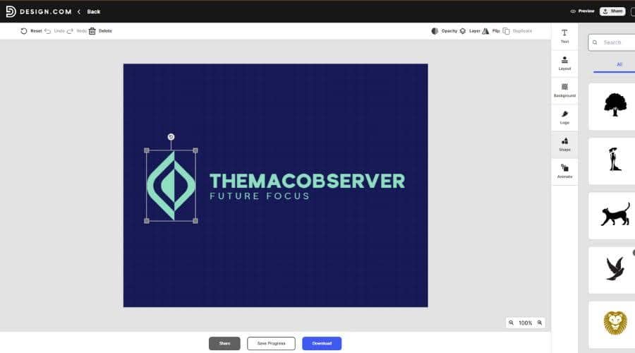 design com logo customization