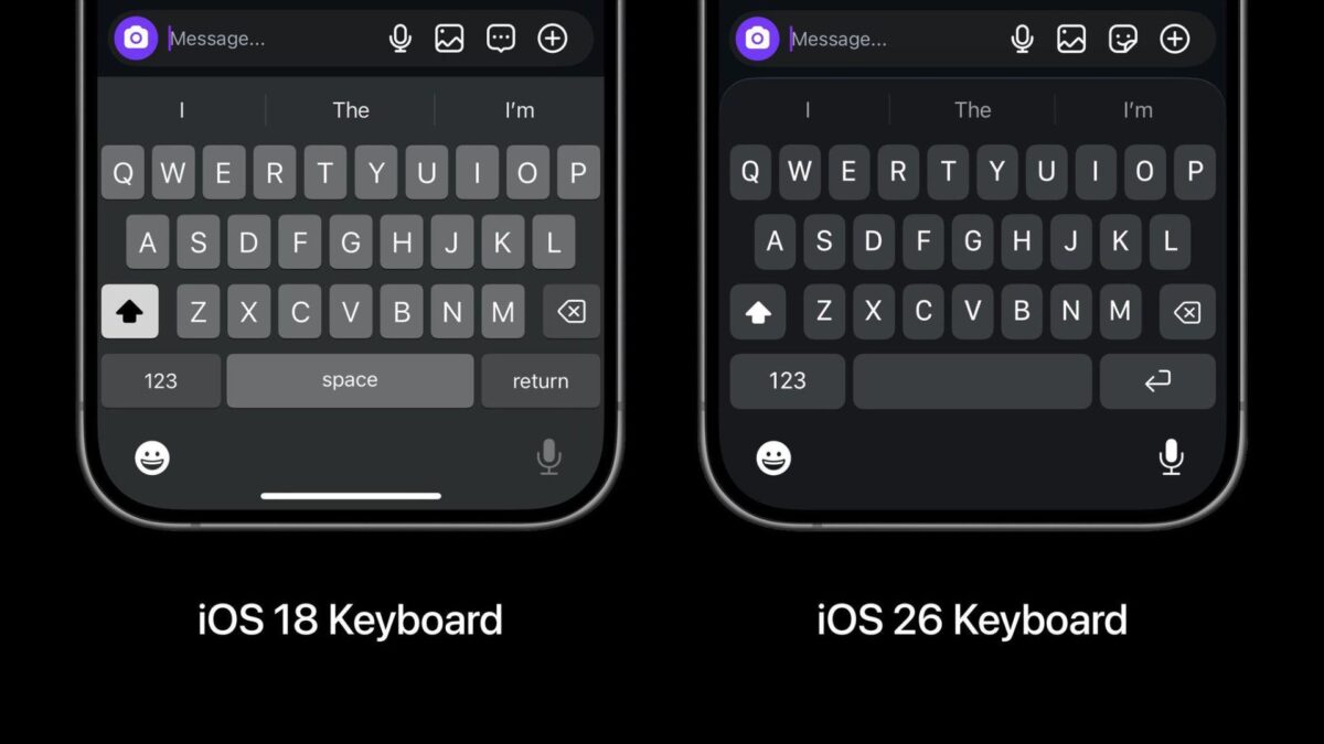 Keybaord Ios iPhone Keyboard Looks Different Across Apps in iOS 26 and That is on ...
