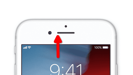 iPhone SE secondary earpiece microphone
