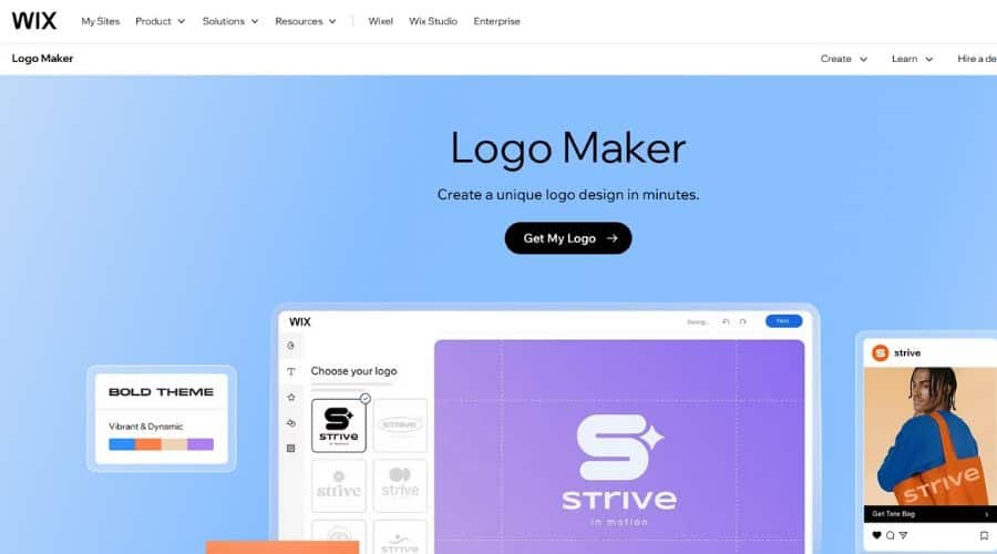 wix logo maker