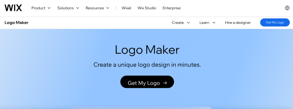 wix logo generator