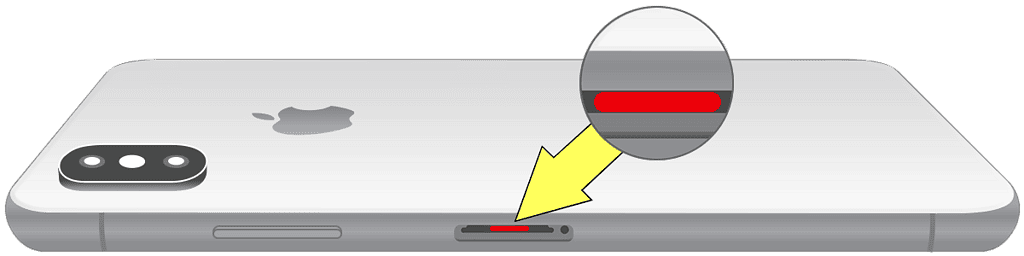 liquid contact indicator iphone x
