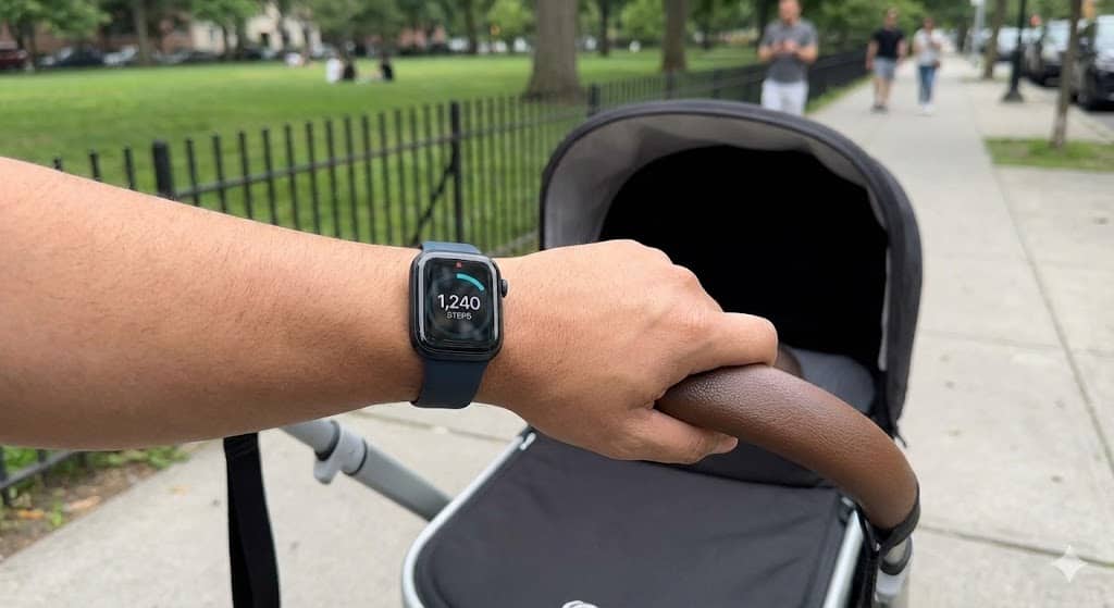 Apple Watch using with stroller