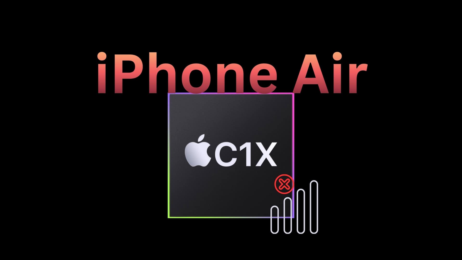 Apple’s C1X 5G Modem Faces First Reported Failure in iPhone Air