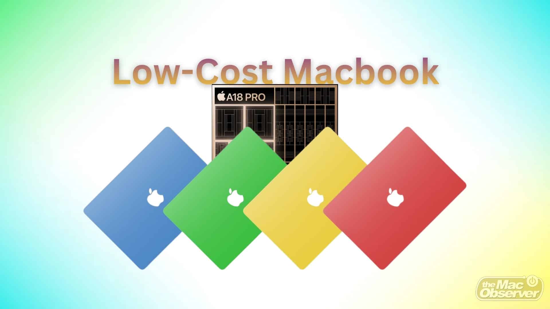 Budget MacBook Rumored in Yellow, Green, Blue and Pink Color