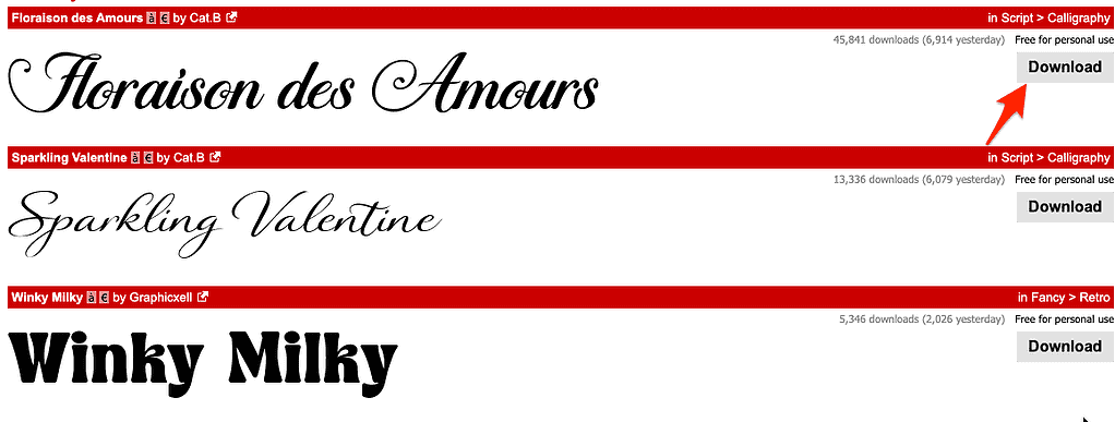 fonts for macos