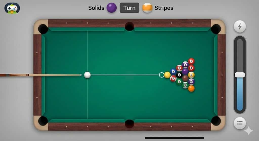 Eight ball interface imessage