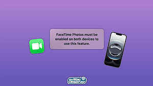 Comment corriger « FaceTime Photos Must Be Enabled on Both Devices »
