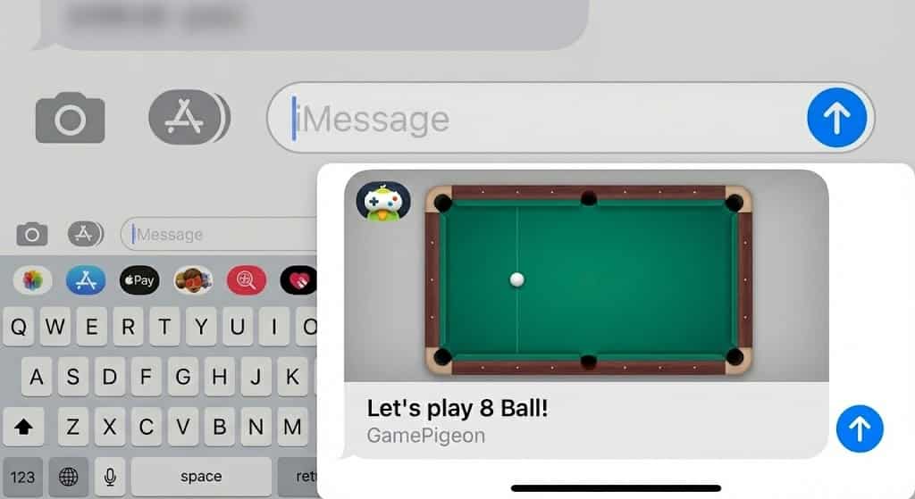 Launch eight ball