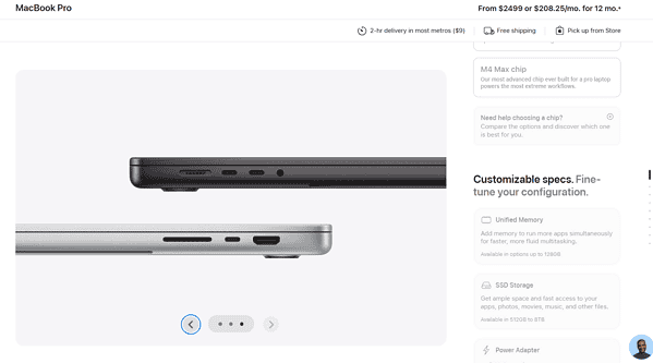 Apple Changes How Macs Are Sold Online in a Major Store Update