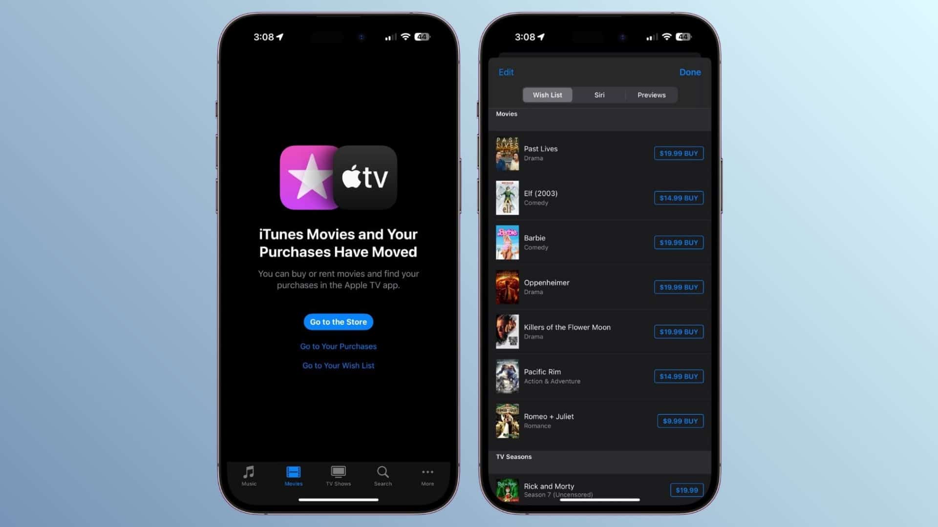 iTunes Wish List is Going Away: How to Save Your Movies and TV Shows