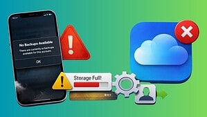 Inga säkerhetskopior tillgängliga på Apple Cloud? Så här fixar du det
