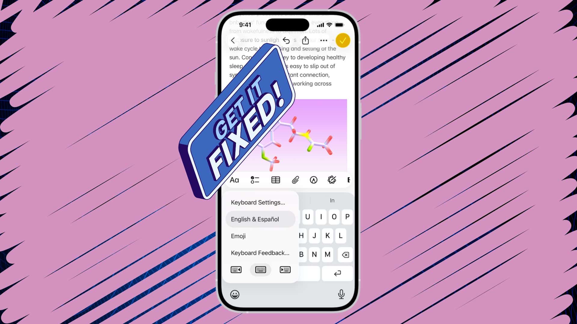 ios 26 3 keyboard fix