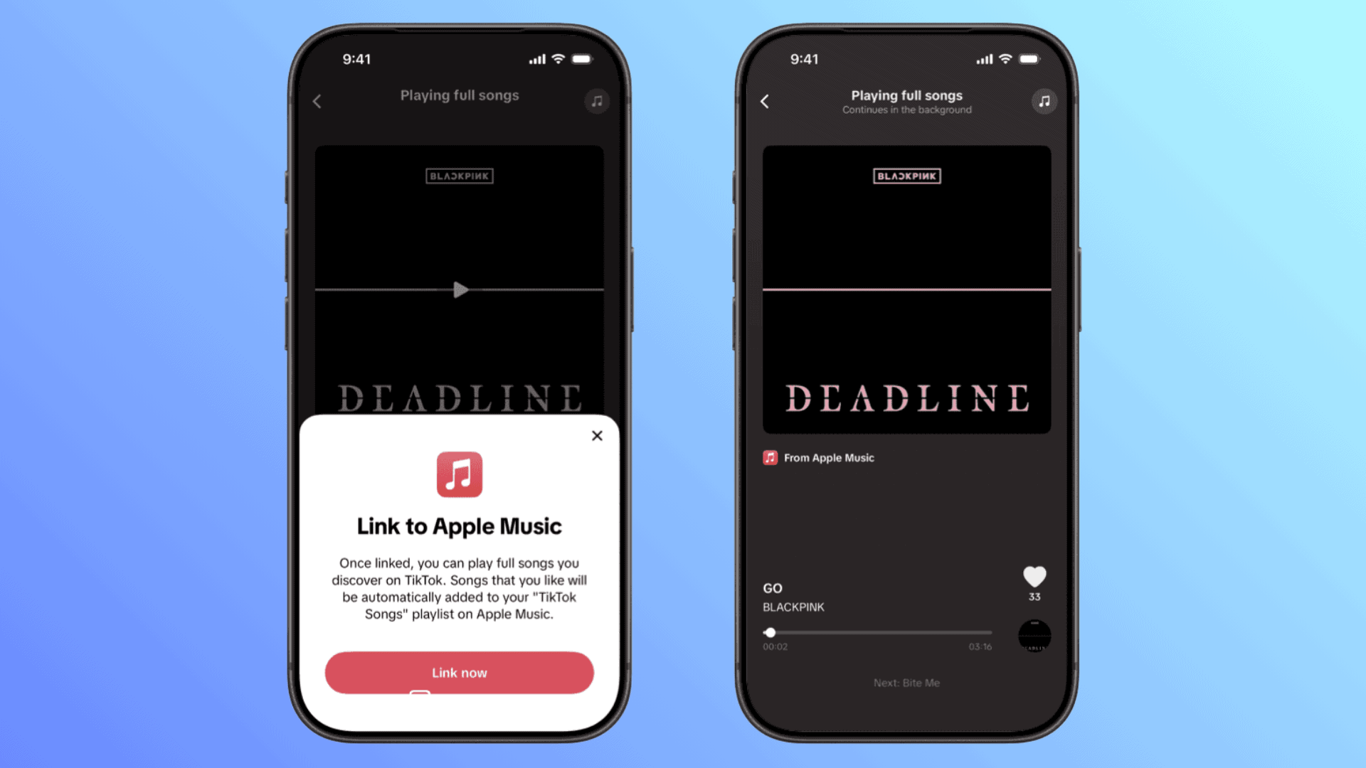 TikTok now lets Apple Music users play full songs inside the app