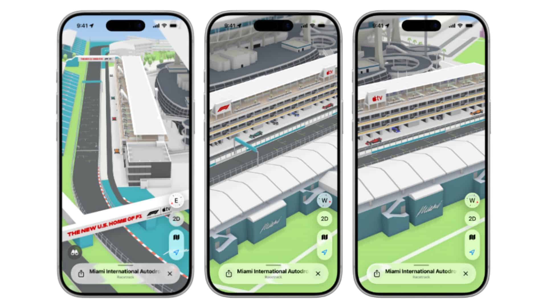 Apple Maps F1 Grand Prix Miami update