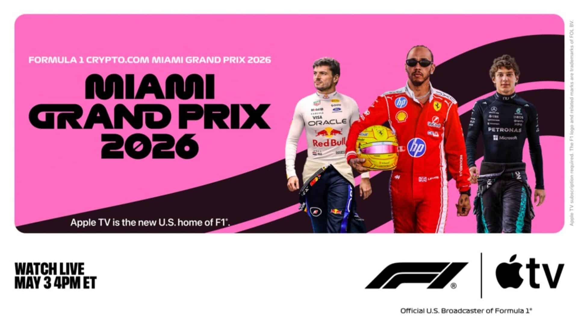 Watch The Formula 1 Miami Grand Prix Live On Apple TV This Weekend