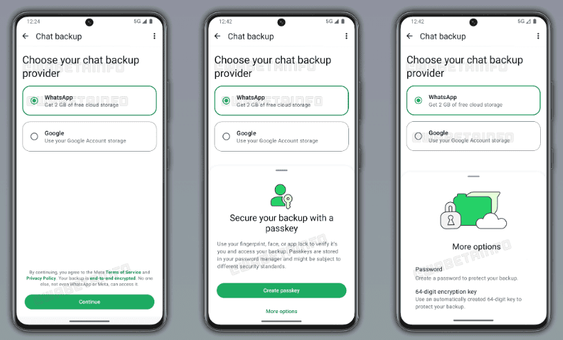 WhatsApp Chat backup