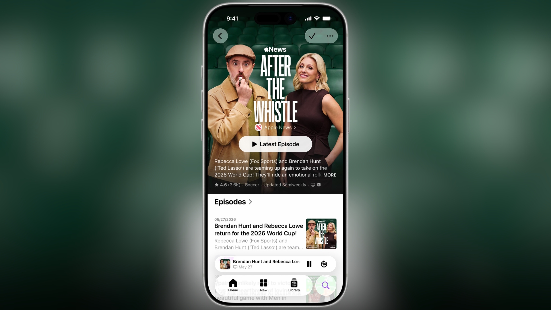 Apple Brings Back ‘After the Whistle’ Podcast for the 2026 FIFA World Cup