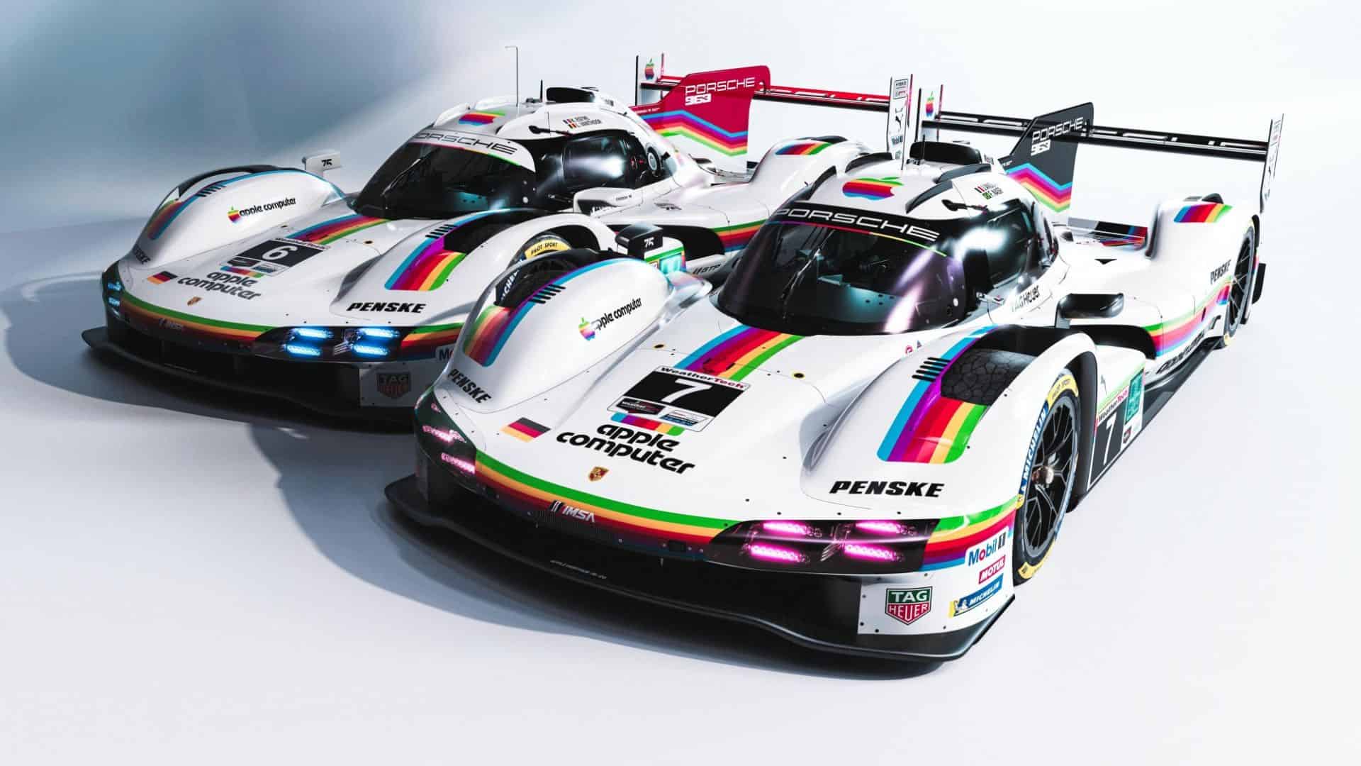 Historic Apple Colors Return On The Porsche 963 At Laguna Seca
