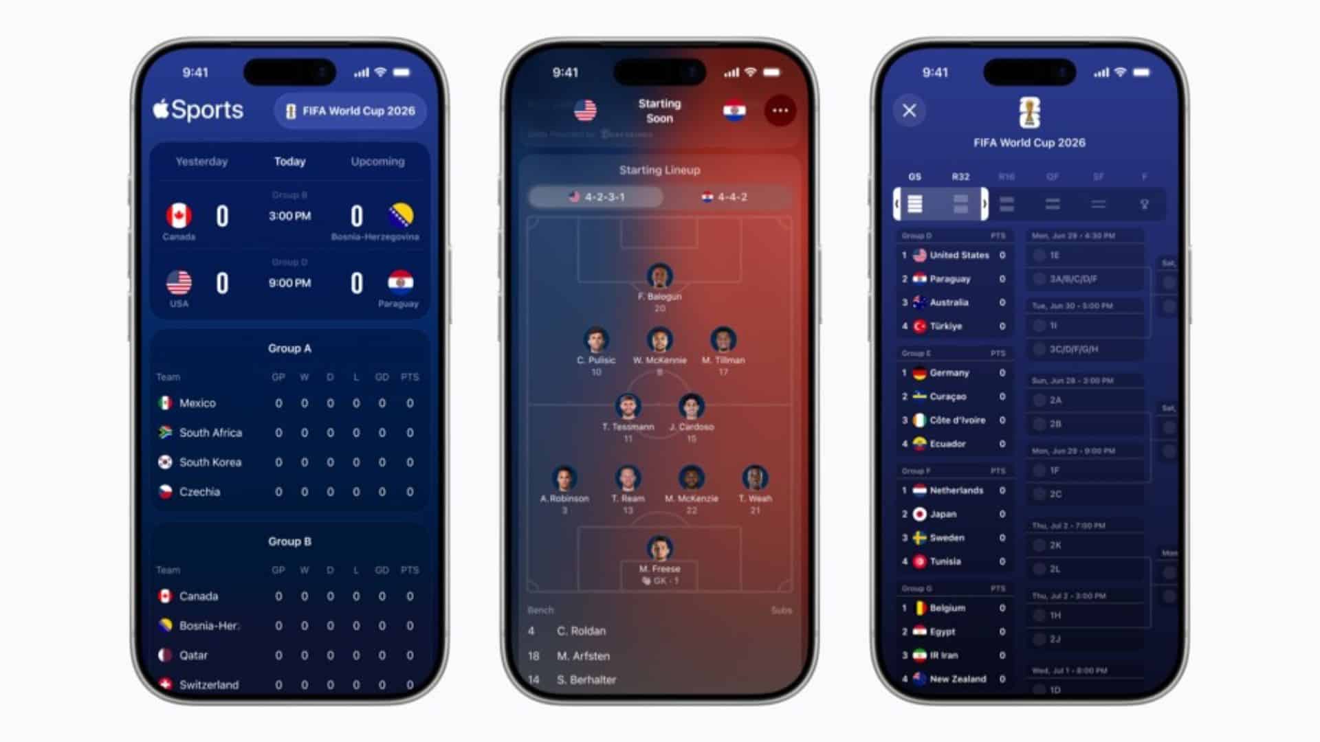 Apple Sports App Reaches Over 90 New Countries For World Cup