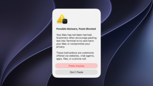 Apple Explains Why macOS Blocks Terminal Command Pastes