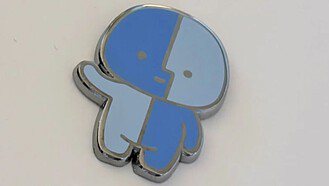 Apple Little Finder Guy Pin