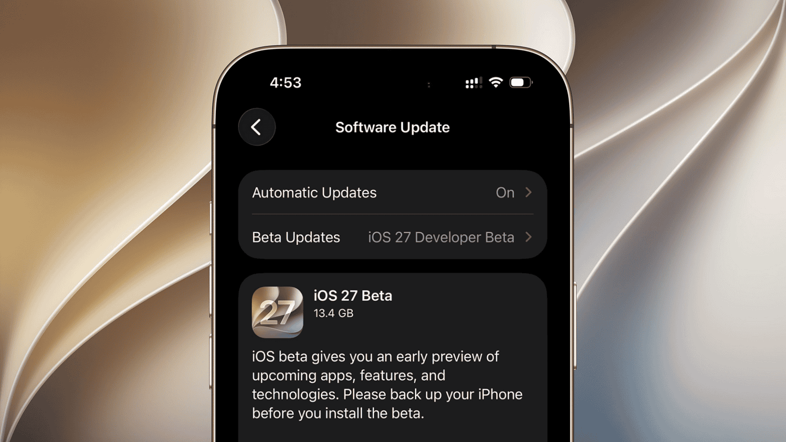 Can't Wait for iOS 27? Here's How to Install the Developer Beta Today