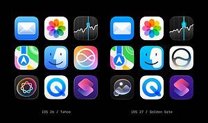 Apple Ios Icon Glass iOS 27 Redesigns Apple App Icons With Sharper Liquid Glass Layers