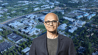 Microsoft CEO Satya Nadella says computing is shifting from apps and operating systems to AI agents, highlighting Project Solara's vision.