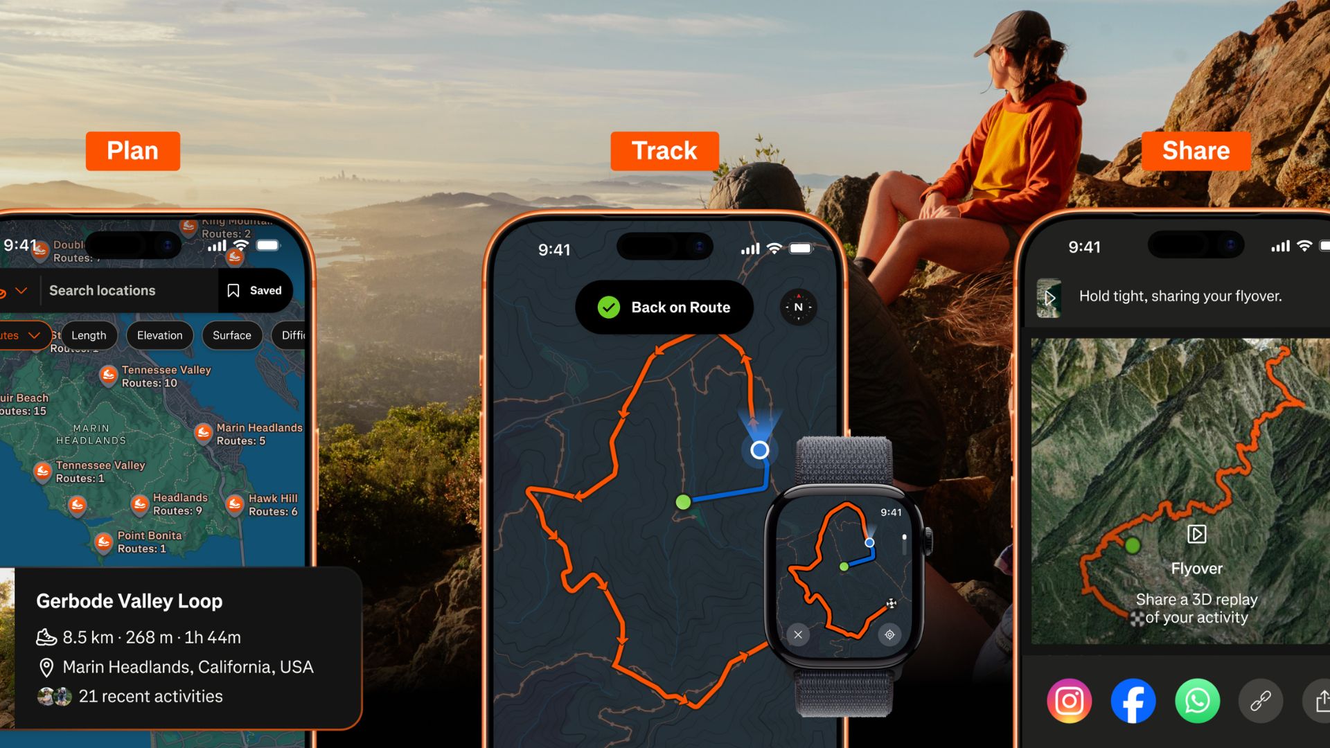 Strava update hiking
