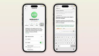 Whatsapp Channels iPhone search