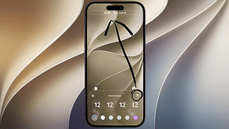 iOS 27 adds a new Lock Screen clock setting that shrinks the time display and gives wallpapers more visible space.