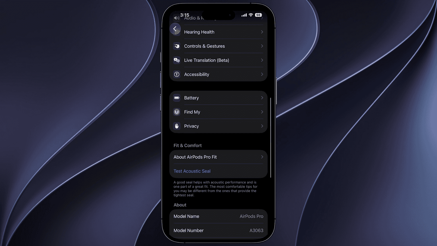 iOS 27 Completely Redesigns AirPods Settings on iPhone