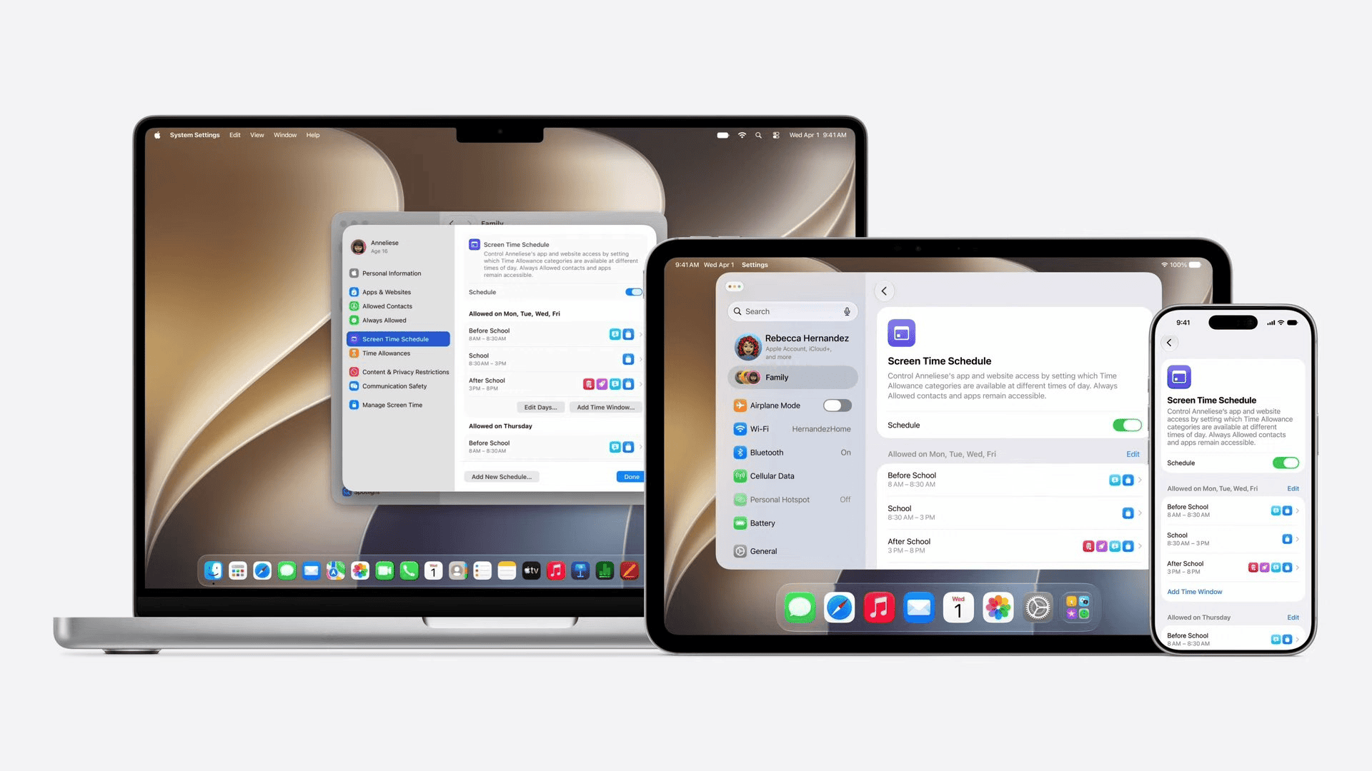 Apple unveils Screen Allowance and Screen Time Schedule at WWDC 2026, giving parents smarter controls for managing children's device usage.