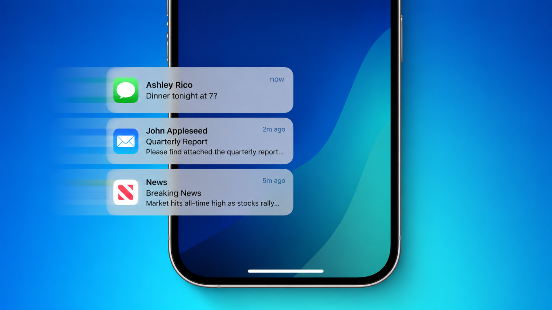 iOS 27 reportedly changes iPhone notifications with a new left-side animation and moves Notification Center access to the top-left corner.