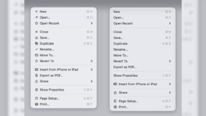 macOS 27 Cleans Up Menus by Removing Most App Icons