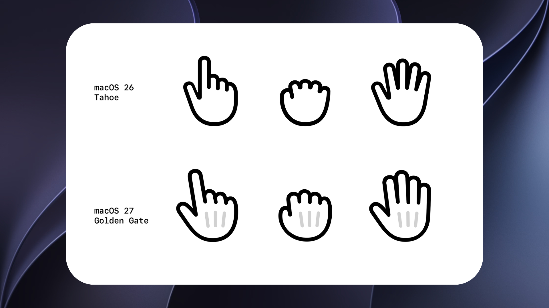 macOS 27 Golden Gate Revives an Iconic Cursor Design