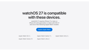 watchOS 27 Compatibility List Leaves Millions of Apple Watch Users Behind