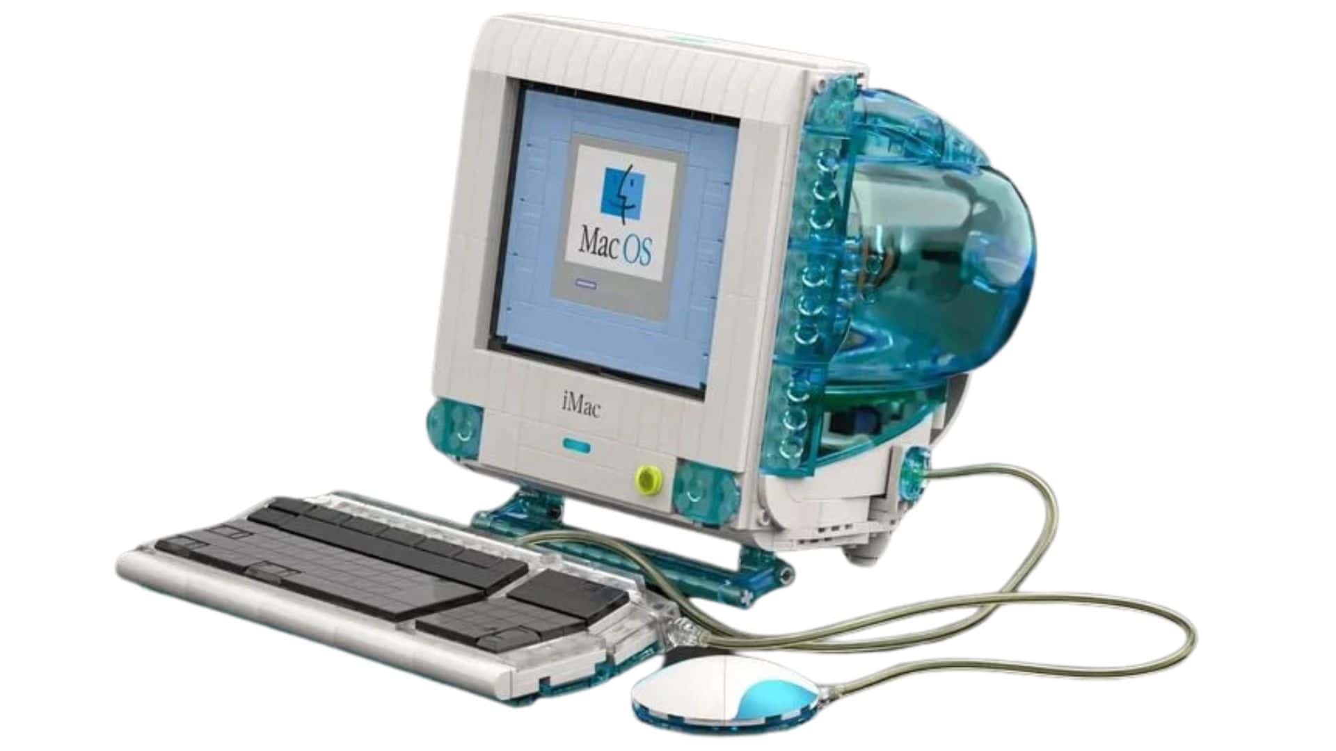Lego Blue Apple computer