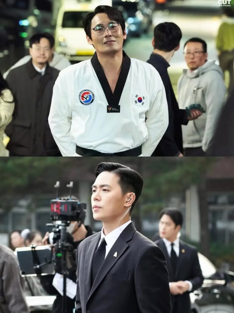 See the latest Agent Kim Reactivated behind the scenes photos, featuring So Ji-sub, cast moments, action rehearsals, and on-set highlights.