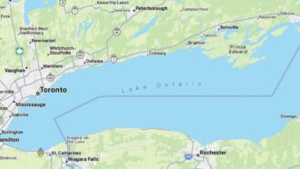Apple Maps Lake Ontario